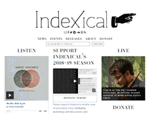 Tablet Screenshot of indexical.org